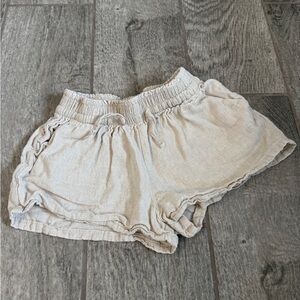 H&M kids linen elastic Waistband shorts